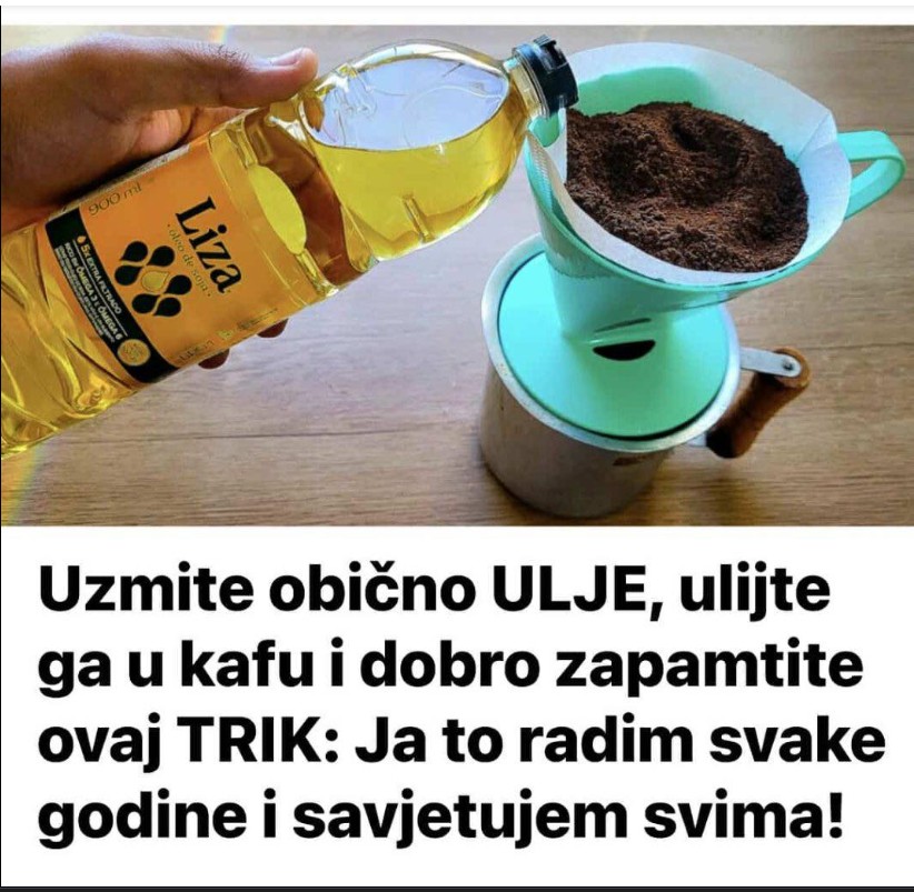 Kafa i ulje – neobična kombinacija za domaćinstvo?