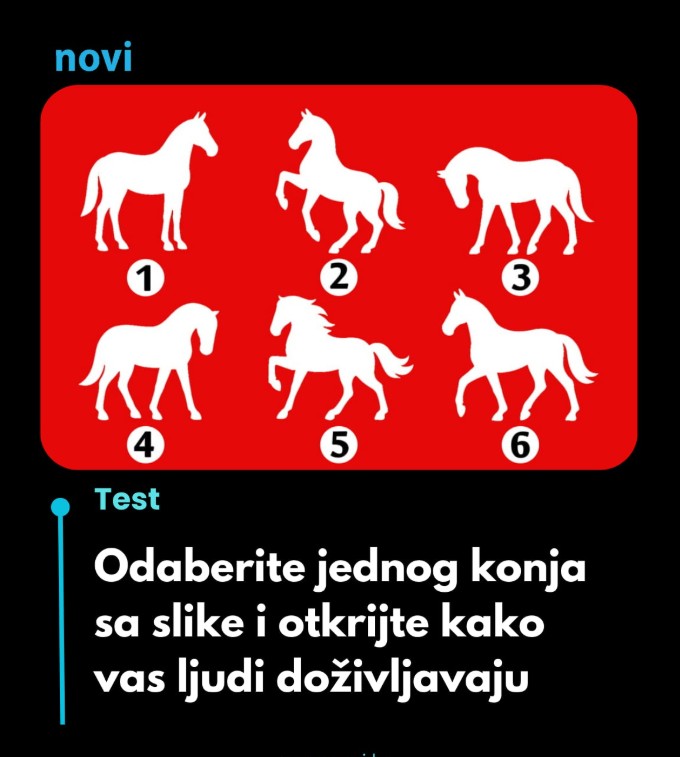 🐴 Koji konj vas najviše privlači? Simbolički test ličnog utiska