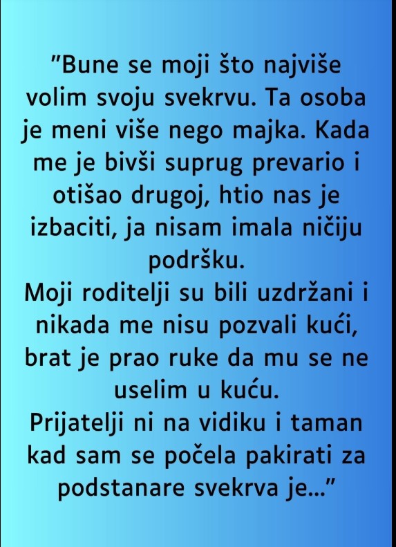 Nisu sve svekrve iste: Priča o ženi koja je postala više od porodice