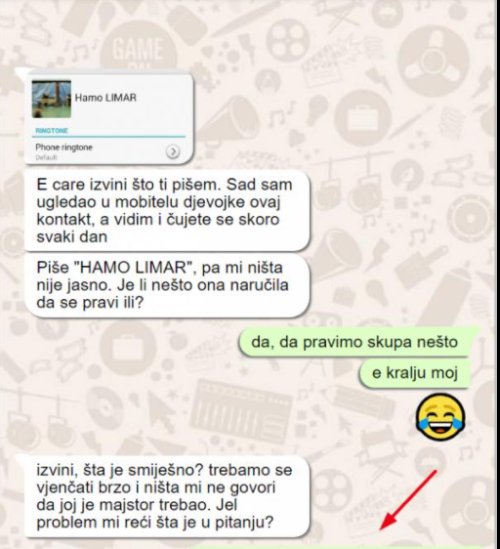 ČAČKAO SAM TELEFON OD DJEVOJKE I U IMENIKU NAŠAO IME “HAMO LIMAR”: Javio sam mu se, a kad mi je NAPISAO ŠTA NJIH DVOJE RADE, SAMO SAM SE SRUŠIO, recite mi da je san