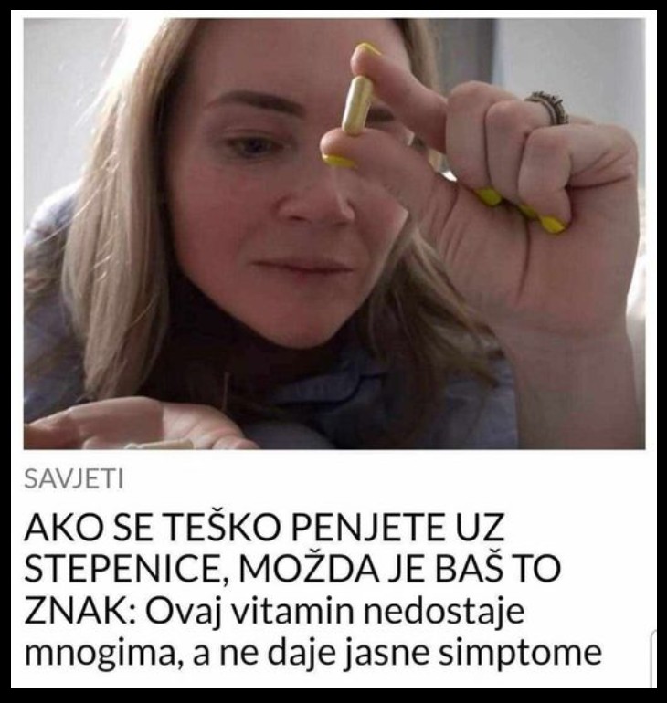 ☀️ Nedostatak vitamina D: Tihi problem sa ozbiljnim posljedicama