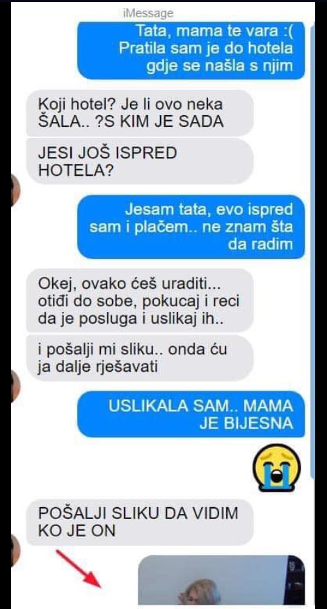 KĆERKA MI JE JAVILA DA ME MOJA ŽENA VARA, ZAMOLIO SAM JE DA JE USLIKA U HOTELU: Kad mi je poslala sliku SKORO SAM SE SRUŠIO, oblio me hladan znoj