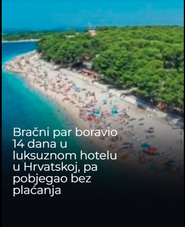Austrijski bračni par u problemima nakon neplaćenog računa u luksuznom hotelu u Rovinju