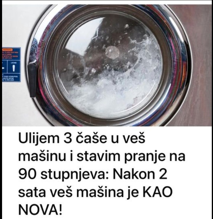 Kako očistiti perilicu rublja na jednostavan, ekološki način