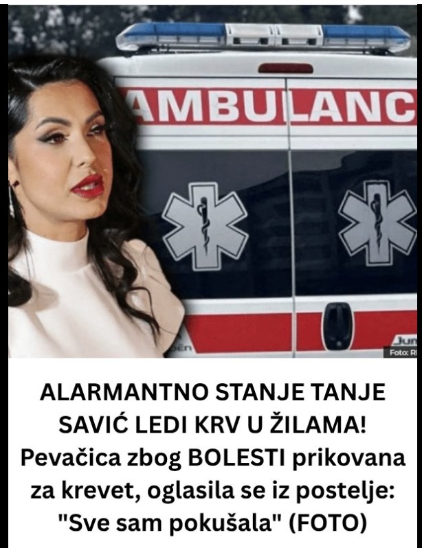 Tanja Savić zbog zdravstvenih razloga otkazala nastup u Cazinu