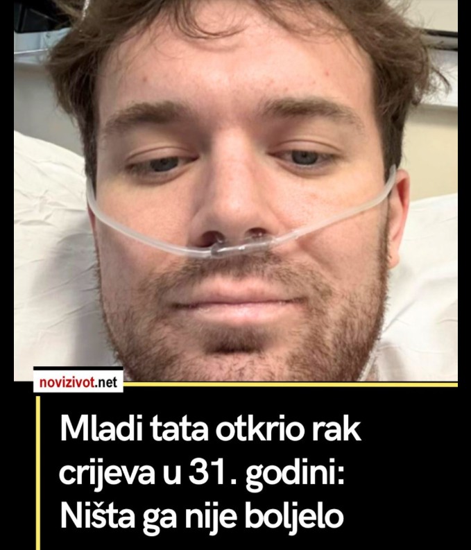 Mladi otac otkrio rak debelog crijeva u 31. godini – bez bolova: Zašto je važno slušati signale tijela