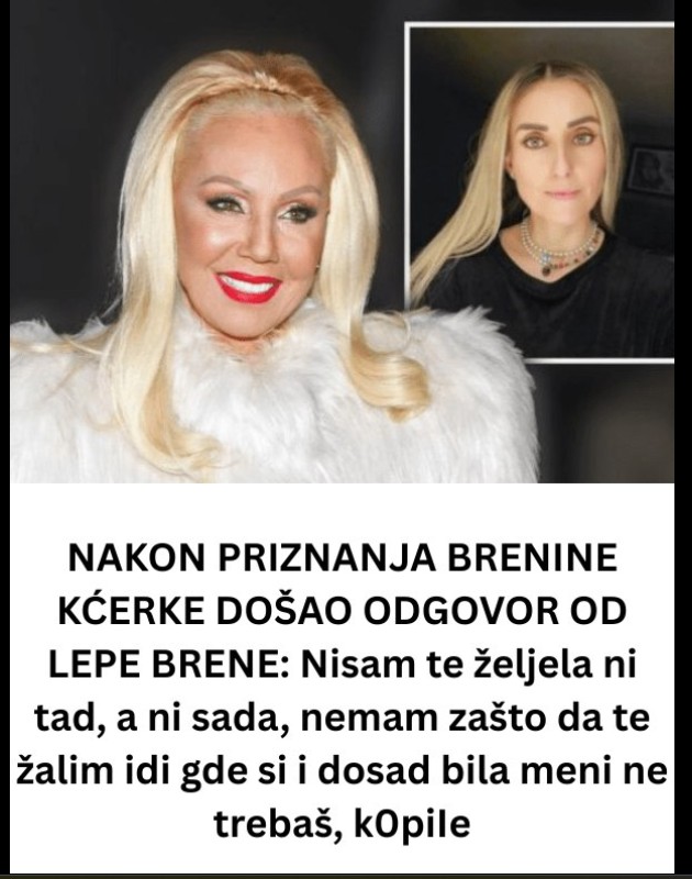 Lepa Brena o navodima rođake iz Kanade: “Porodica je tamo gde je ljubav”