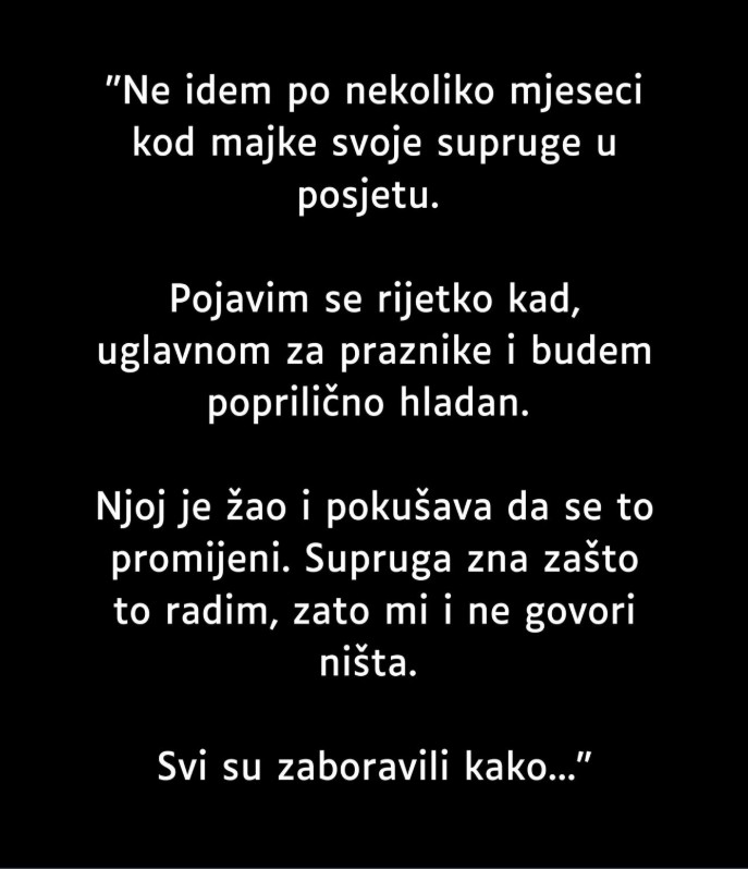 Ne idem kod tašte – i imam svoje razloge