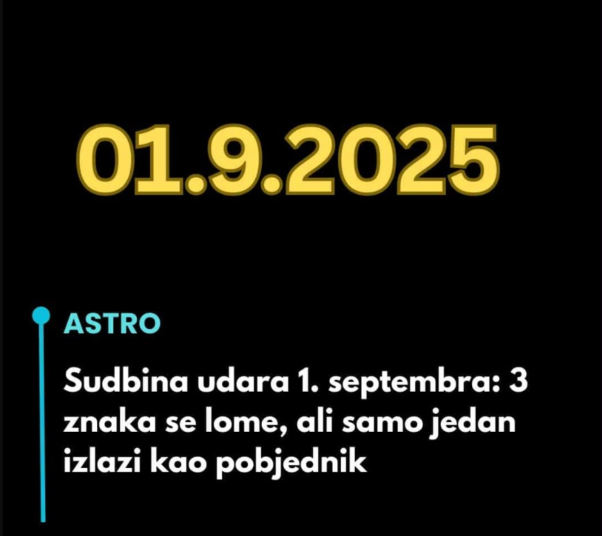Prvi dan septembra donosi snažne energetske promene za tri horoskopska znaka