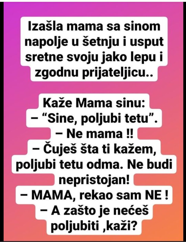 VIC DANA: Poljubi tetu