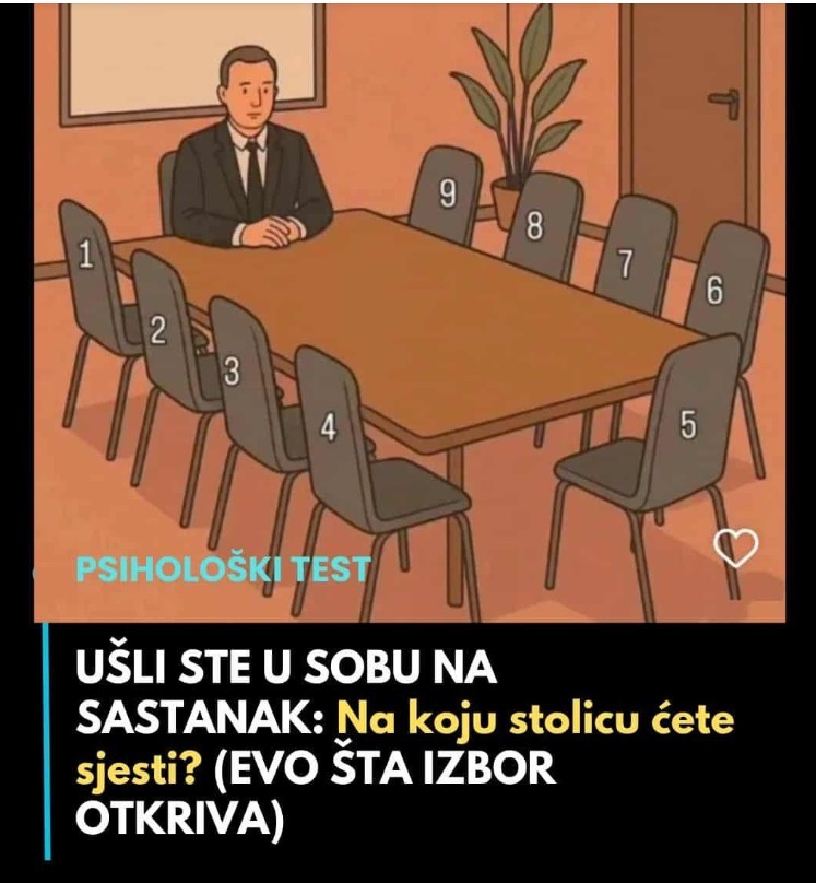Koju biste stolicu izabrali? Zanimljiv test koji pokreće razmišljanje o vašoj ulozi u grupi