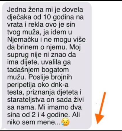 “Jedna žena mi je dovela dječaka na vrata”