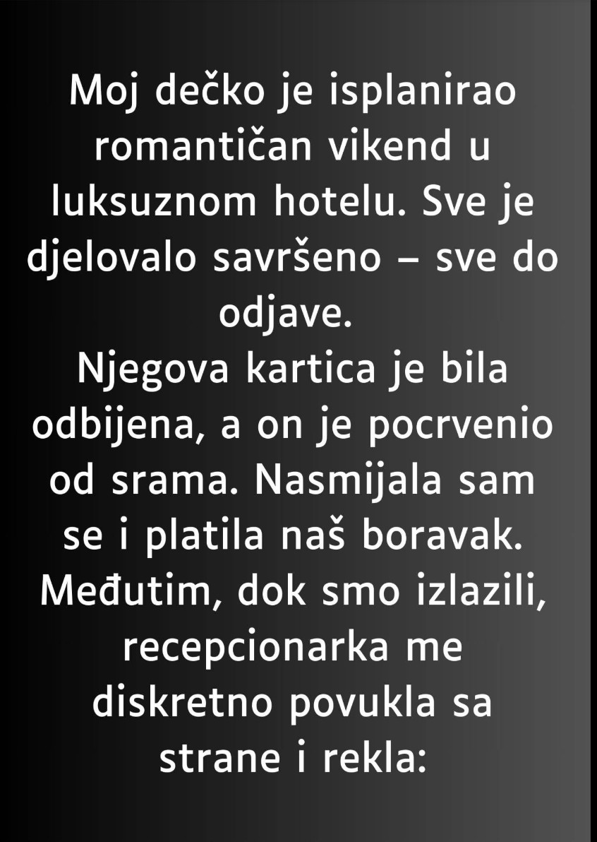Sve je djelovalo savršeno…