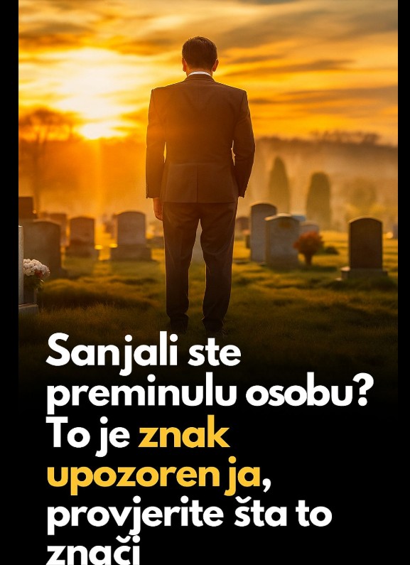 Sanjali ste preminulu osobu? Evo što to može značiti i kako tumačiti takve snove