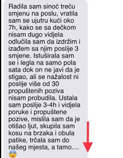 “Ja sinoć radila treću smjenu na poslu”