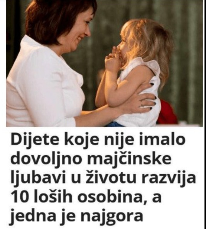 💔 Zašto je majčinska ljubav važna za emocionalni razvoj?