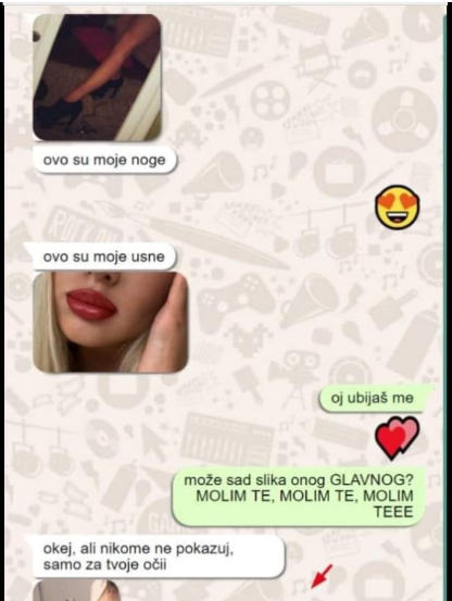 DJEVOJKA SA KOJOM SE DOPISUJEM VEĆ NEKO VRIJEME MI POČELA SLATI SVOJE SLIKE: Sve je bilo dobro dok mi nije poslala ZADNJU SLIKU, došlo mi muka, više joj SE NIKADA NISAM JAVIO