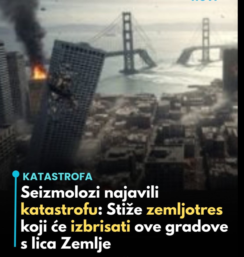 Seizmolozi najavili katastrofu: Stiže zemljotres koji će izbrisati ove gradove s lica Zemlje