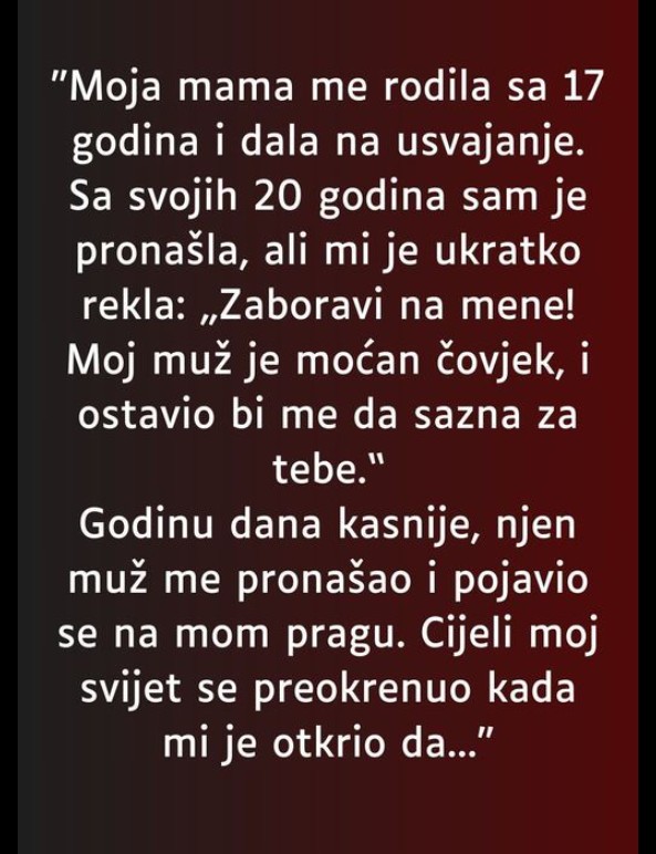 Prvi put prihvaćena