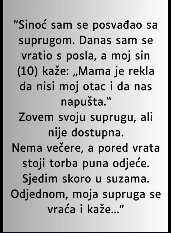 🏠 Nesporazum koji nas je sve nasmejao (nakon što nas je dobro zabrinuo)