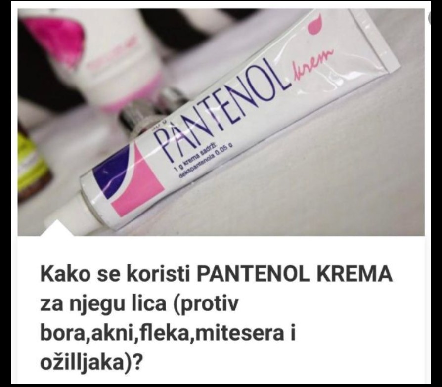 Pantenol krema: Višenamenski proizvod za negu kože, kose i noktiju