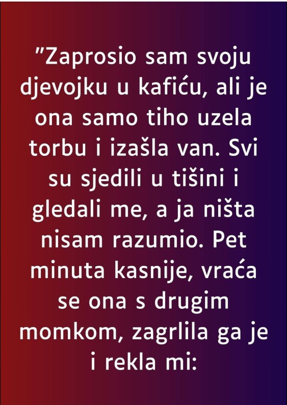 Prosidba pred svima – a onda je usledilo nešto što niko nije očekivao