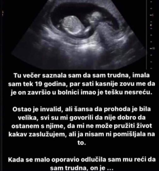 “Tu sam večer saznala da sam trudna”