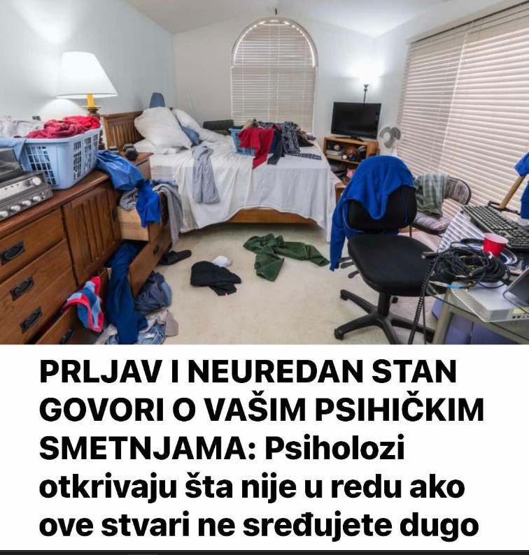 Šta nered u domu može da kaže o vašoj ličnosti: Psihološke pretpostavke