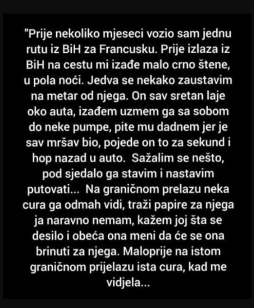 “Prije nekoliko mjeseci vozio sam jednu rutu iz BiH za Francusku”