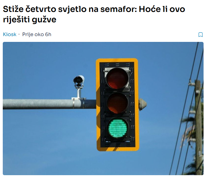 Stiže četvrto svjetlo na semafor: Hoće li ovo riješiti gužve Nastavak u komentarima