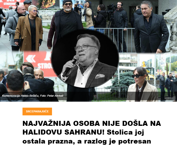 Halidova žena nije došla na komemoraciju: Tužna slika, prazno mjesto, a na njemu samo dvije riječi