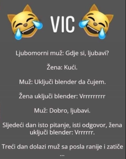 VIC: Ljubomorni muž i blender