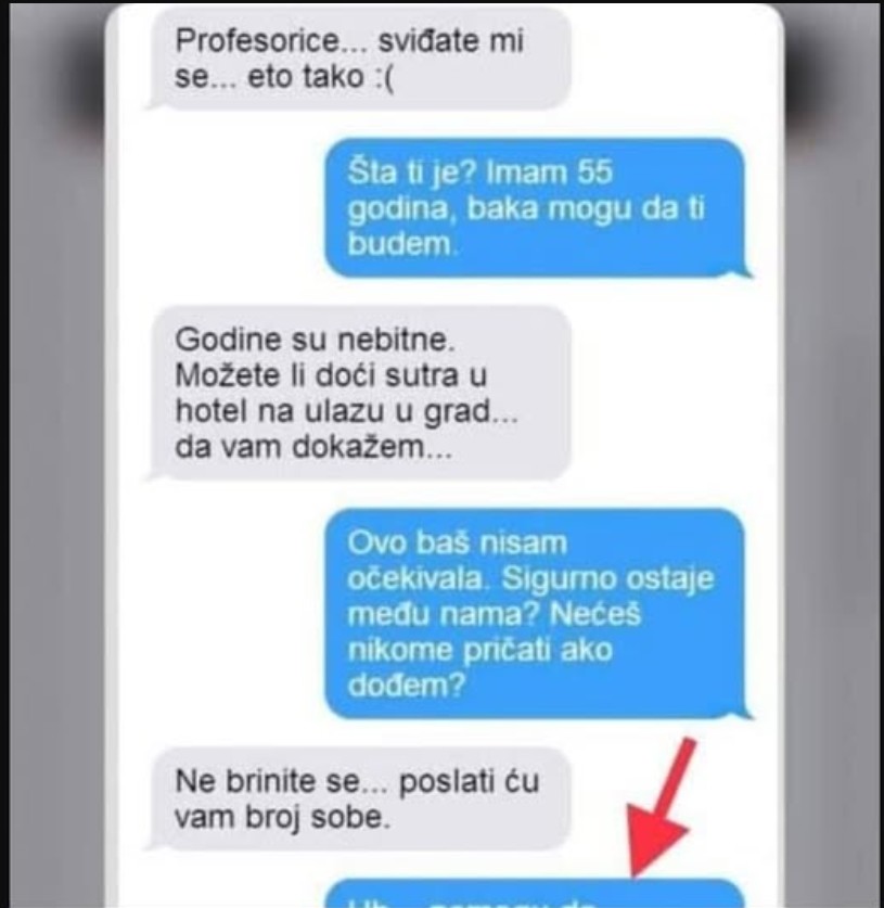 SVIĐA MI SE PROFESORICA (55), POSLAO SAM JOJ PORUKU, ALI NJEN ODGOVOR me ostavio u čudu: Ovo ni u najluđim snovima nisam očekivao, BRUKA!