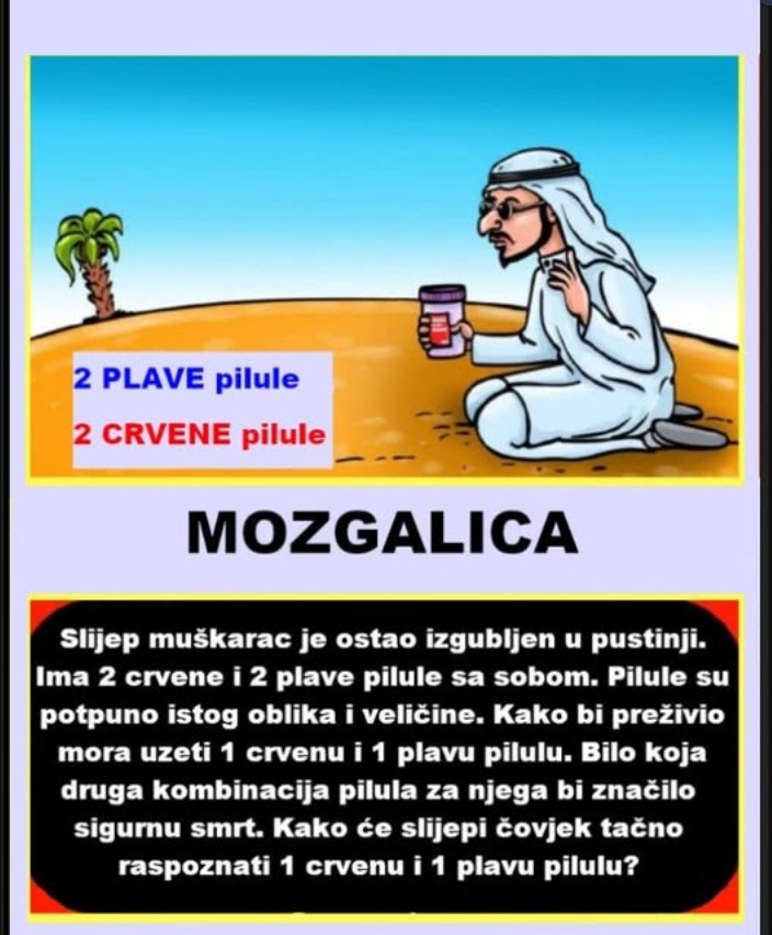 MOZGALICA: Sljep muškarac ostao izgubljen u pustinji