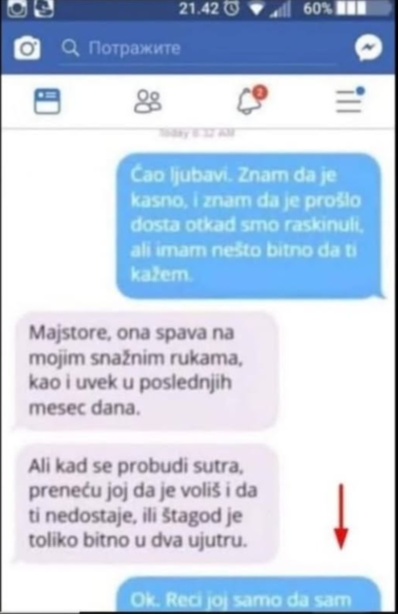 MOJOJ ŽENI SE SINOĆ JAVIO NJEN BIVŠI MOMAK: Druga Njegova Poruka Me Totalno Uništila, MISLITE DA JE OVO ZAISTA MOGUĆE?