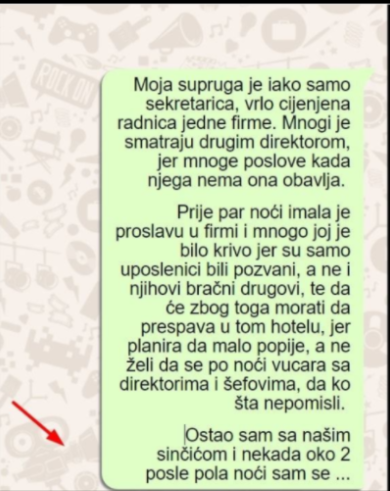 “Moja supruga je veoma cijenjena u firmi u kojoj radi”