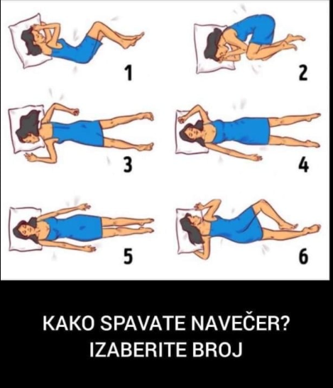 RECITE NAM KAKO SPAVATE NAVEČER, A MI ĆEMO VAM OTKRITI ŠTA TO GOVORI O VAMA: Svima je pogodilo, KOJI JE VAŠ BROJ?