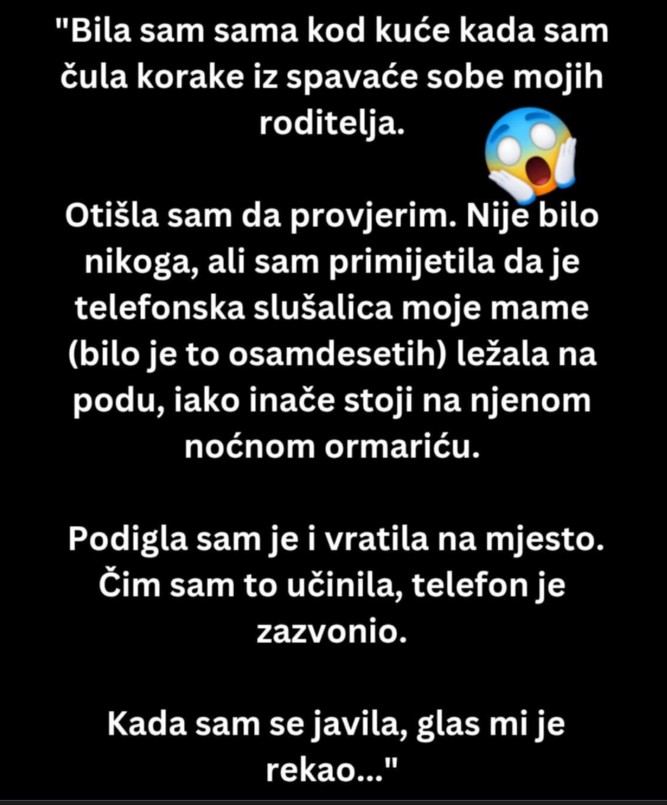 Neobjašnjiv trenutak koji mi je ostao urezan u sjećanju