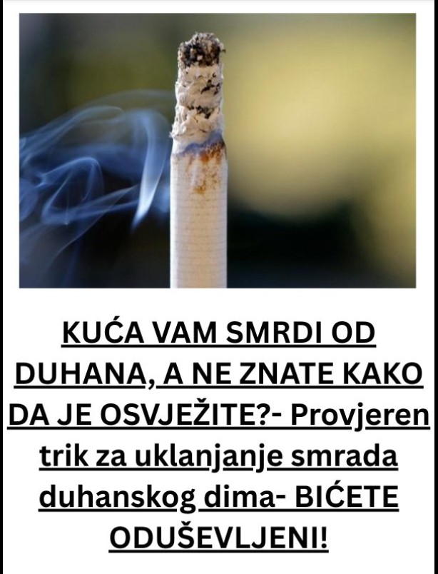 Kako ukloniti miris duhana iz doma: prirodna rješenja i važnost svjesnih navika