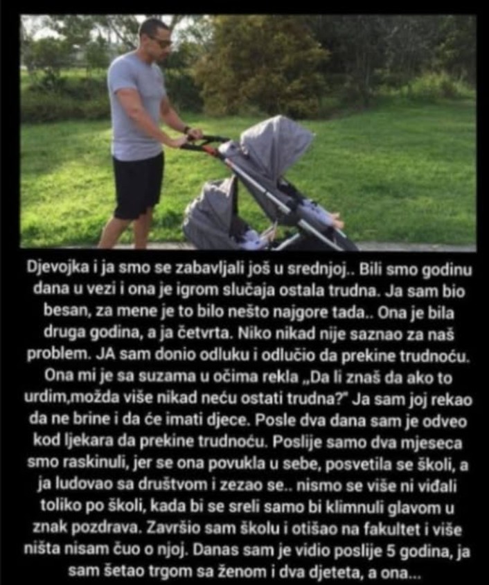 “Djevojka i ja smo se zabavljali još u srednjoj…”