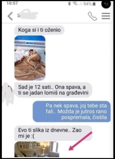 MAMA JE JUTROS UŠLA U MOJ STAN I ZATEKLA MOJU ŽENU KAKO SPAVA U PODNE: Kad mi je poslala OVU SLIKU IZ dnevne, odlučio SAM DA SE ODMAH RAZVEDEM