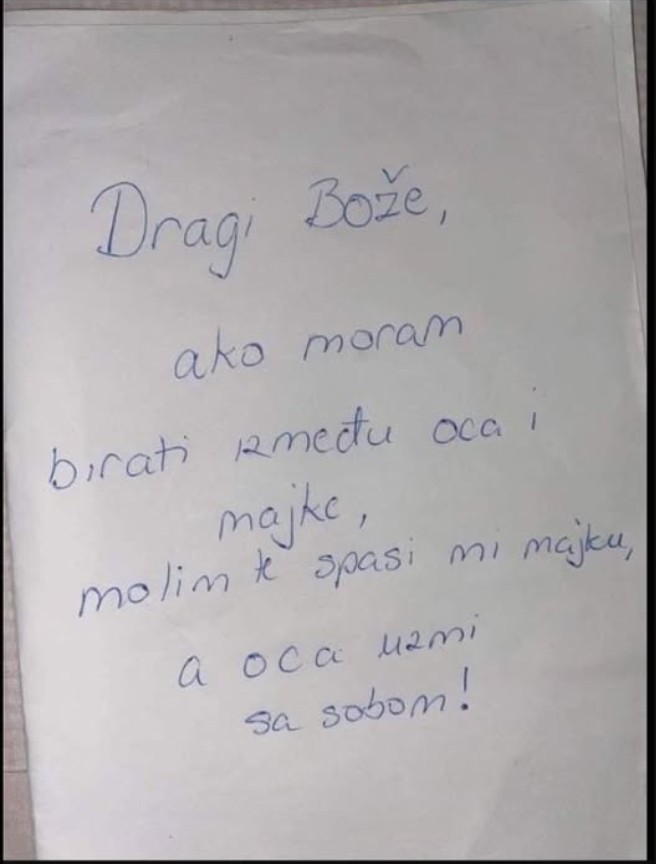 PRIČA: Bože, spasi moju mamu