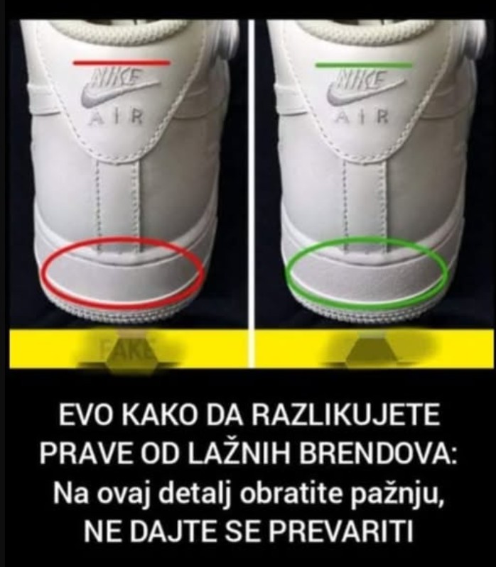 EVO KAKO DA RAZLIKUJETE PRAVE OD LAŽNIH BRENDOVA: Na ovaj detalj obratite pažnju, NE DAJTE SE PREVARITI
