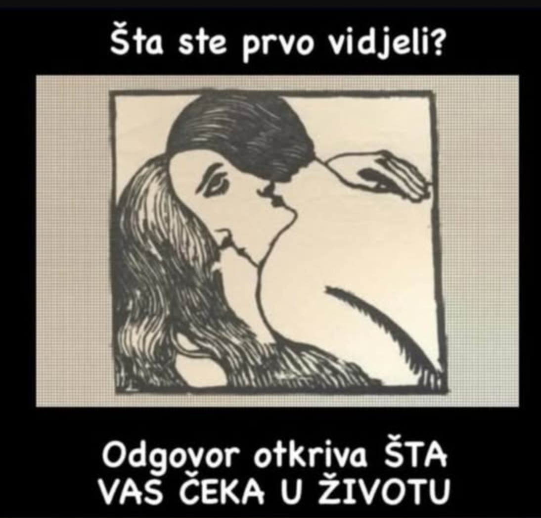 ŠTA STE PRVO VIDJELI NA SLICI, muško ili žensko lice? Vaš odgovor otkriva ŠTA VAS ČEKA U ŽIVOTU
