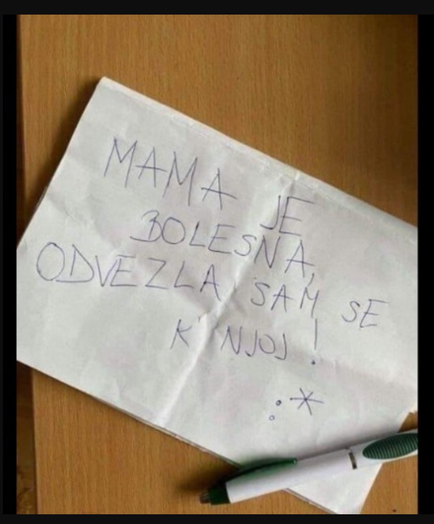 Šaljiva priča o ženi koja je mužu ostavila poruku