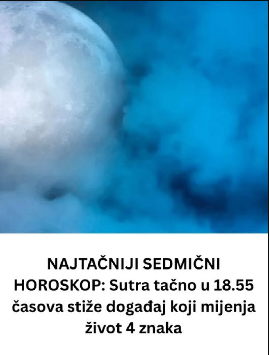 Sedmični horoskop: Pun Mjesec donosi velike promjene za četiri znaka – život kreće u novom pravcu