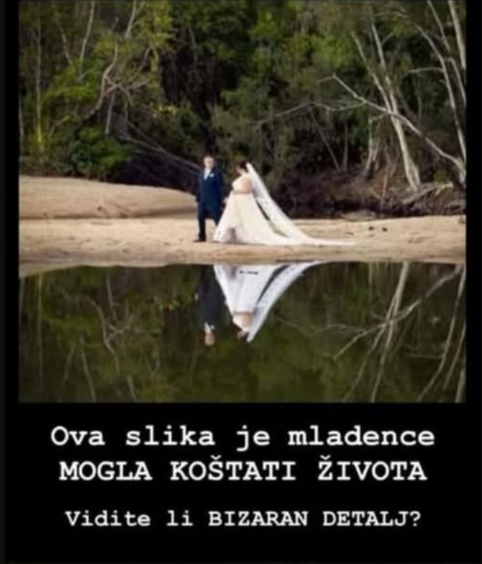 OVA SLIKA JE MLADENCE MOGLA KOŠTATI ŽIVOTA: Vidite li BIZARAN DETALJ, nisu ni slutili šta se dešava