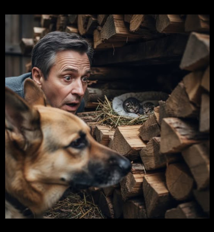 Kako je verni pas Luks spasio malu obitelj mačaka