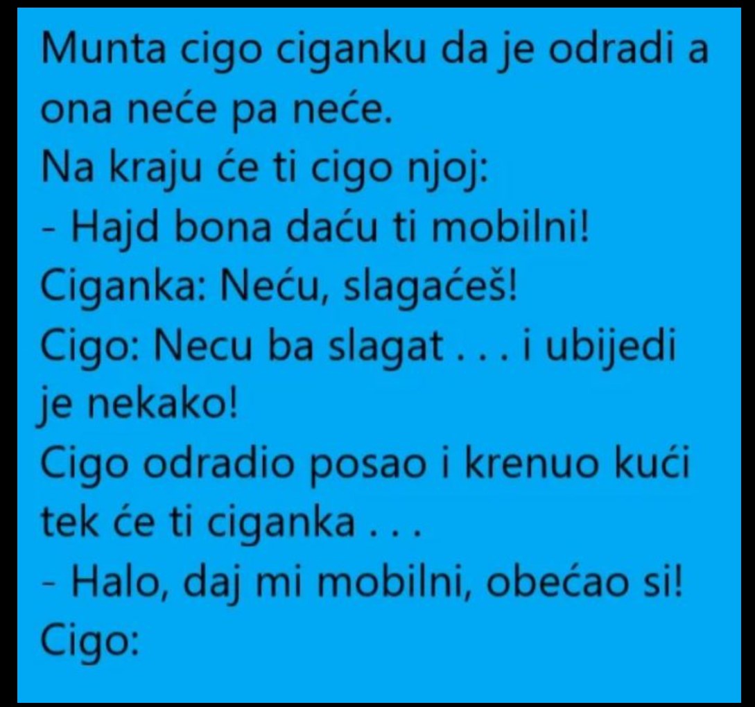 VIC DANA: Cigo i ciganka – Mobilni