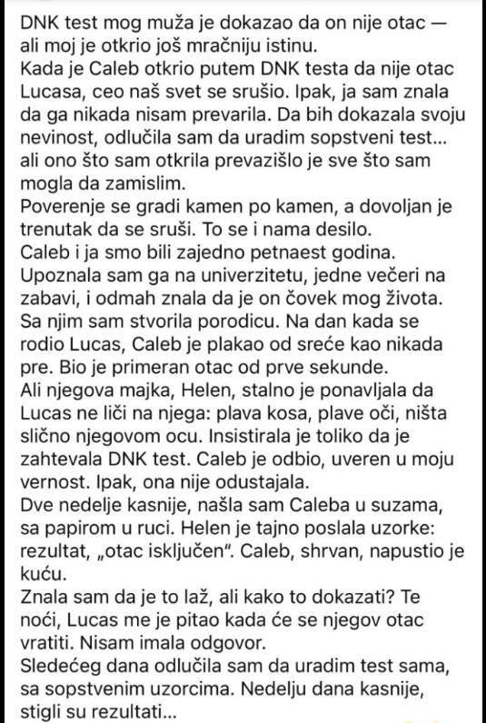Kada istina promijeni sve: Priča o zamjeni beba i snazi porodice